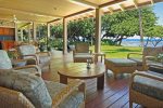 Large Lanai with seating for 10 and dining for 8 with Gas Weber Grill 